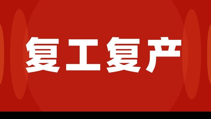 吹響復工“集結號” 奏響新春“奮進(jìn)曲”（一）